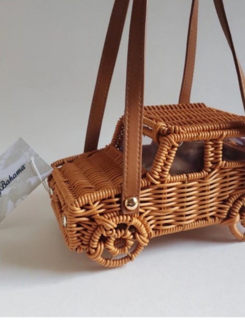 Tommy Bahama Wicker Car Purse - Picture 3 of 6